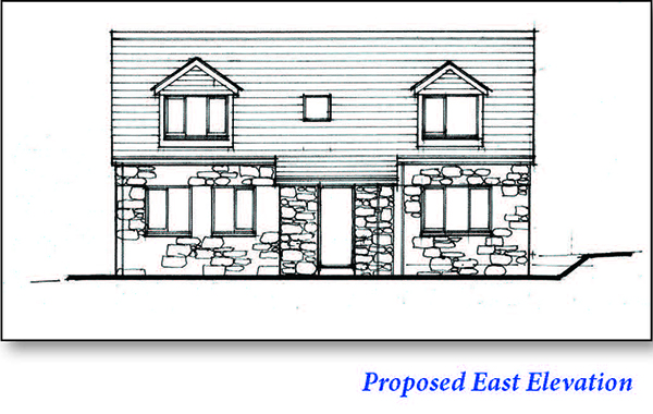 Lot: 36 - LAND WITH PLANNING FOR THREE-BEDROOM DETACHED DWELLING -